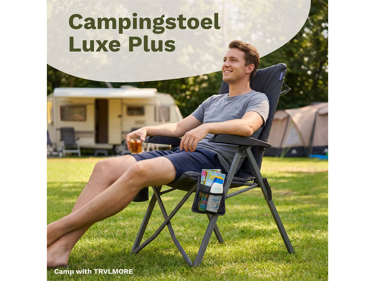 Trvlmore Luxe Plus vouwstoel - Grey