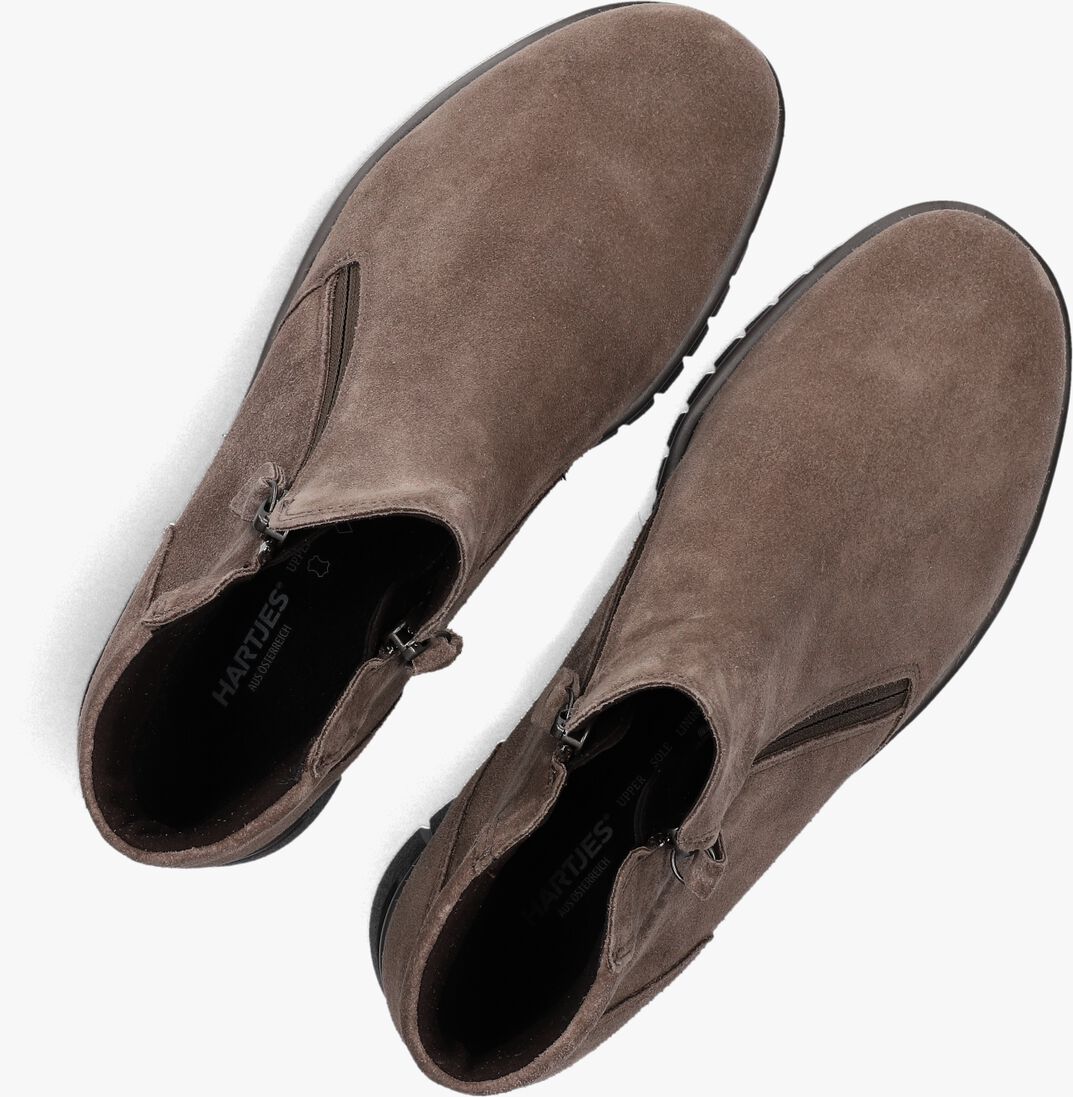taupe hartjes enkelboots sue rits h booty