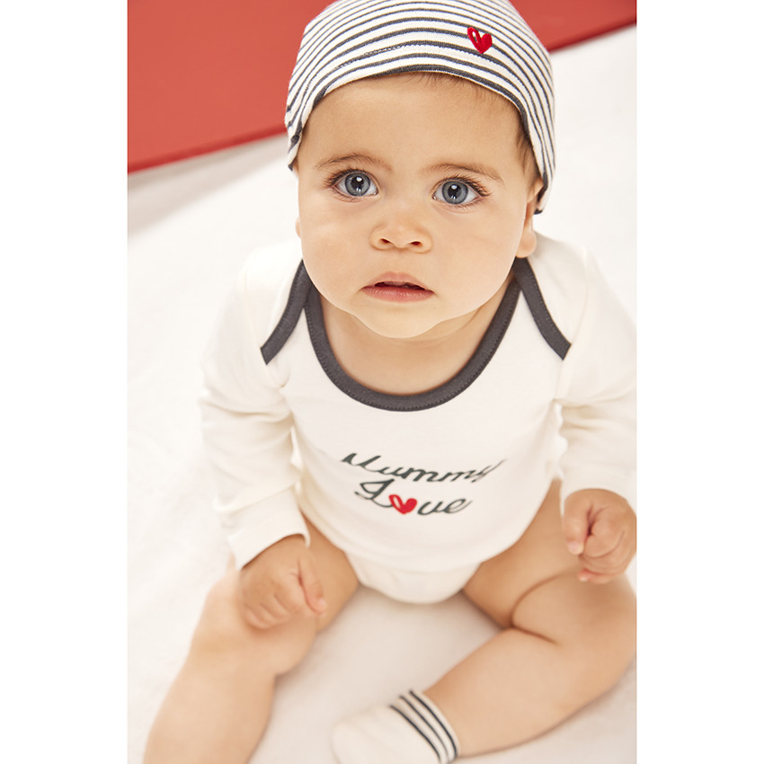 Ensemble 3 pièces imprimé dad & mummy love pour bébé
