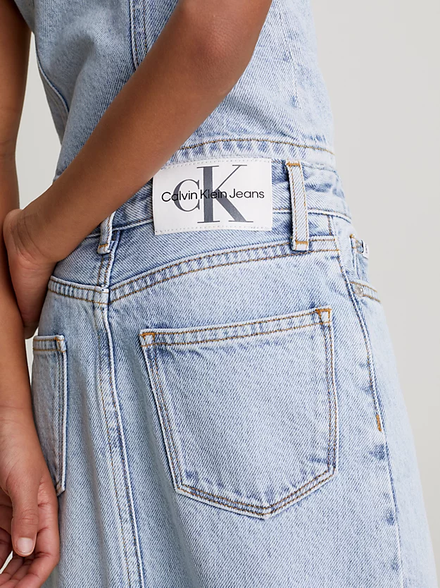 Saia longa de jeans