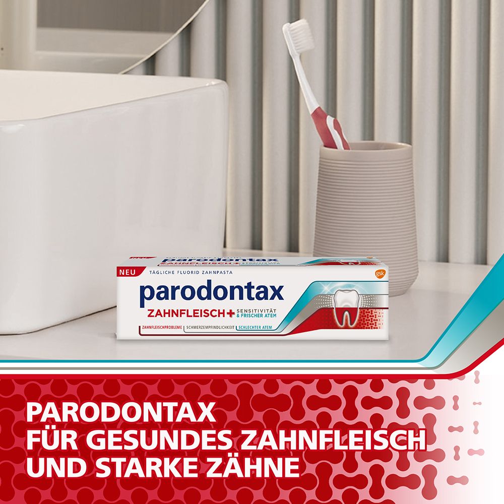 parodontax Zahnfleisch+ Sensititvität & Frischer Atem
