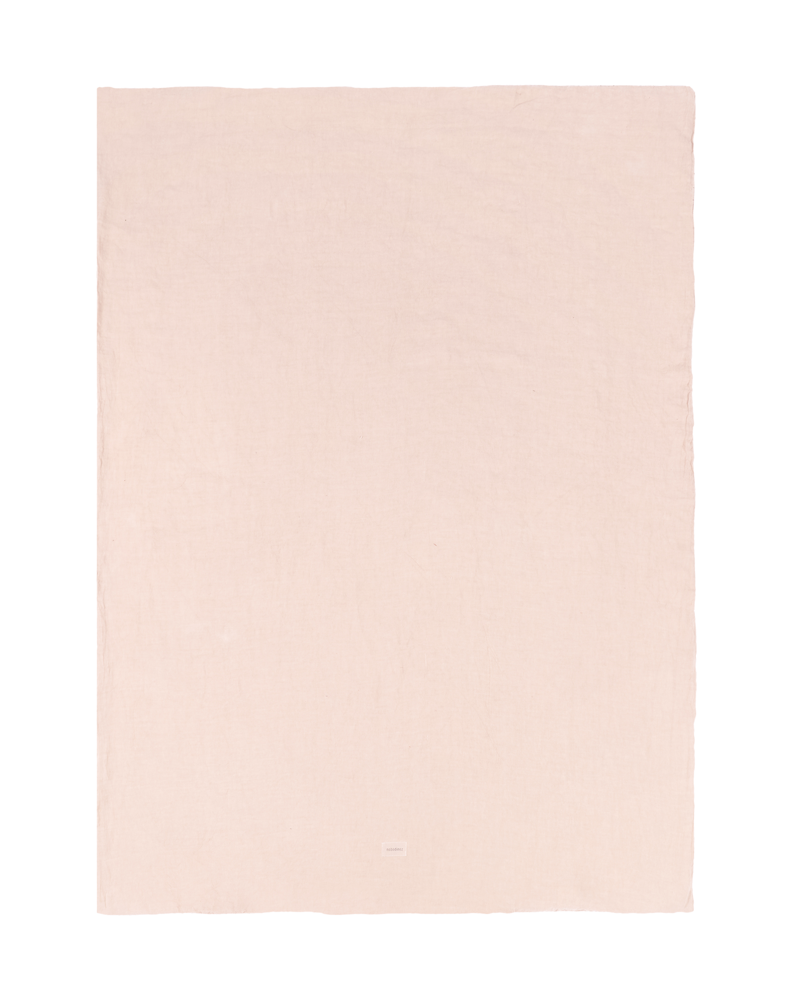 Housse de couette enfant l1n0en lin français et coton bio lavés | Rose