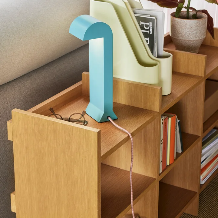 Hübsch Interior - Momentum Standregal 120 x 31 x 70 cm, Eiche