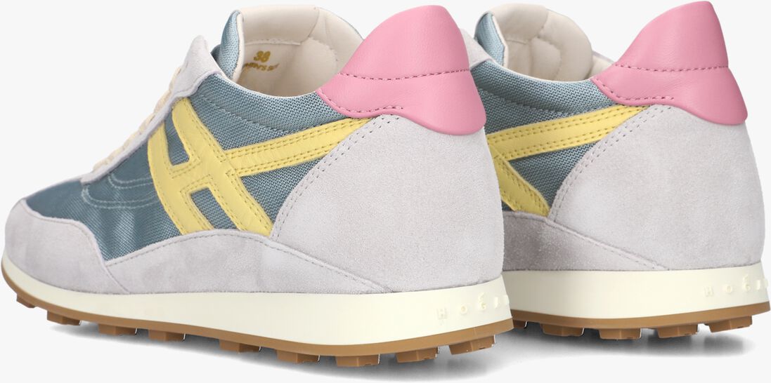blauwe hogan lage sneakers h699 allacciato h