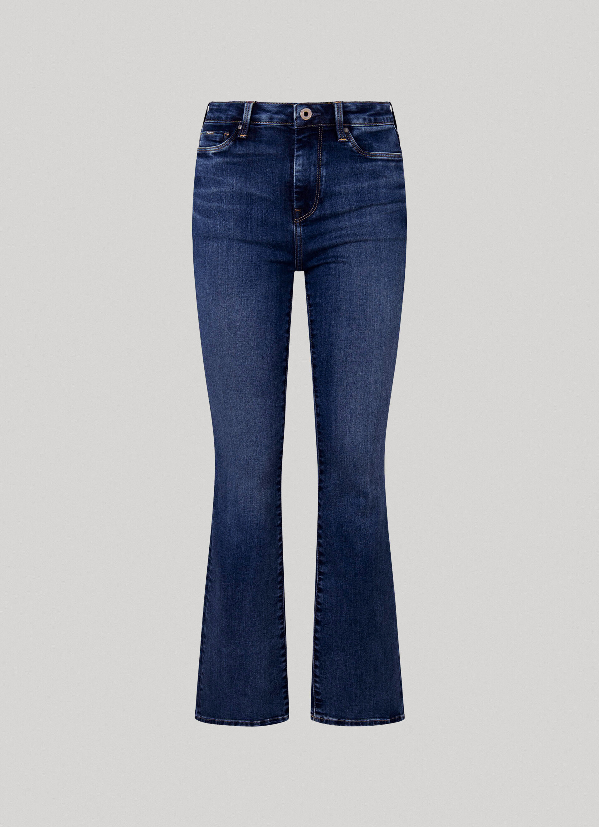 Calça jeans DION FIT FLARE de cintura alta - jeans