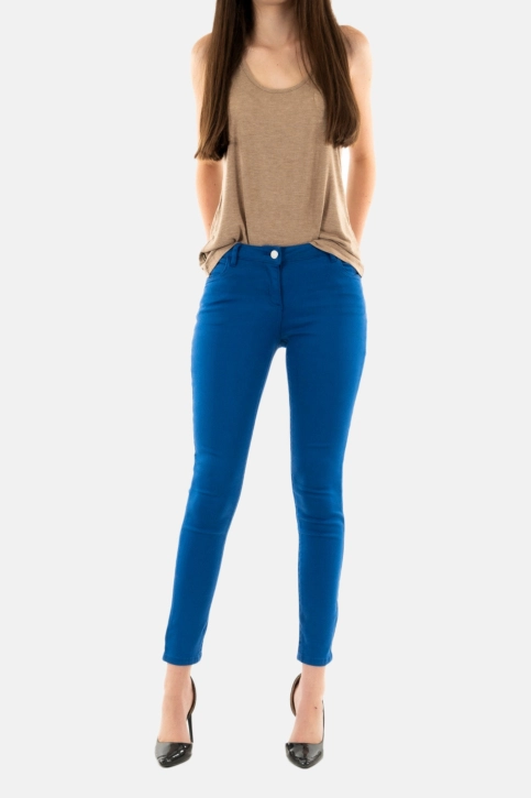 Pantalons morgan petra bleu electrique