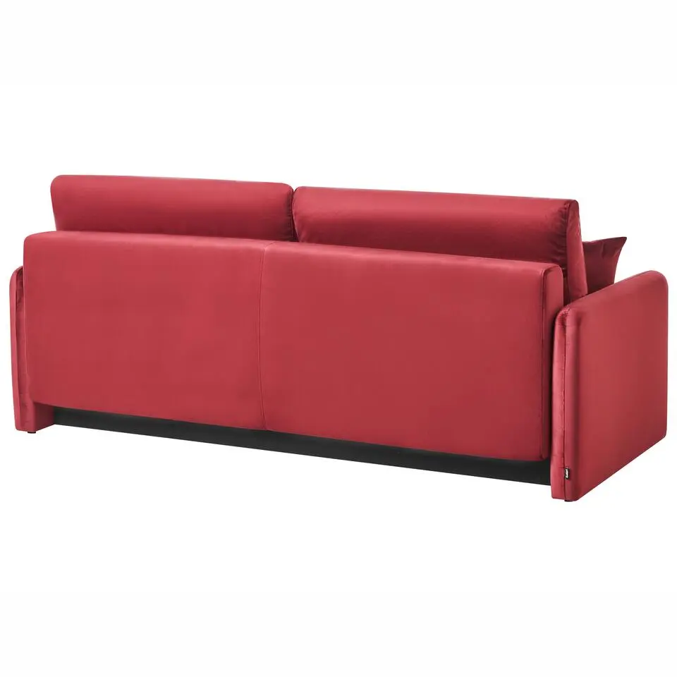 LUVOS - Driezitsbank - Bordeauxrood - Fluweel