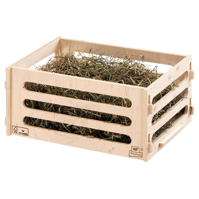 Ferplast Heuraufe aus Holz Hay Feeder 3 36x25x16cm