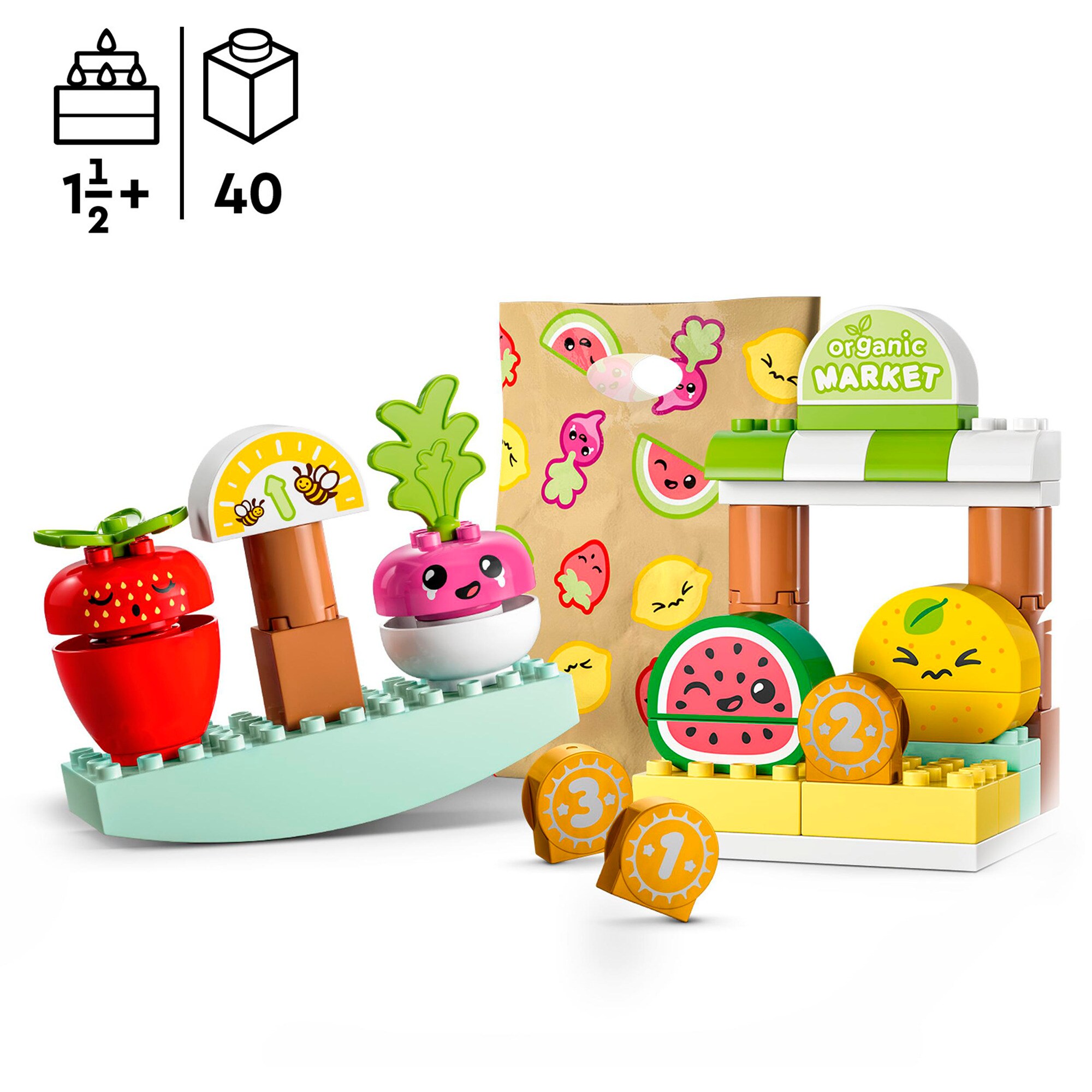 LEGO Konstruktionsspielzeug DUPLO Biomarkt