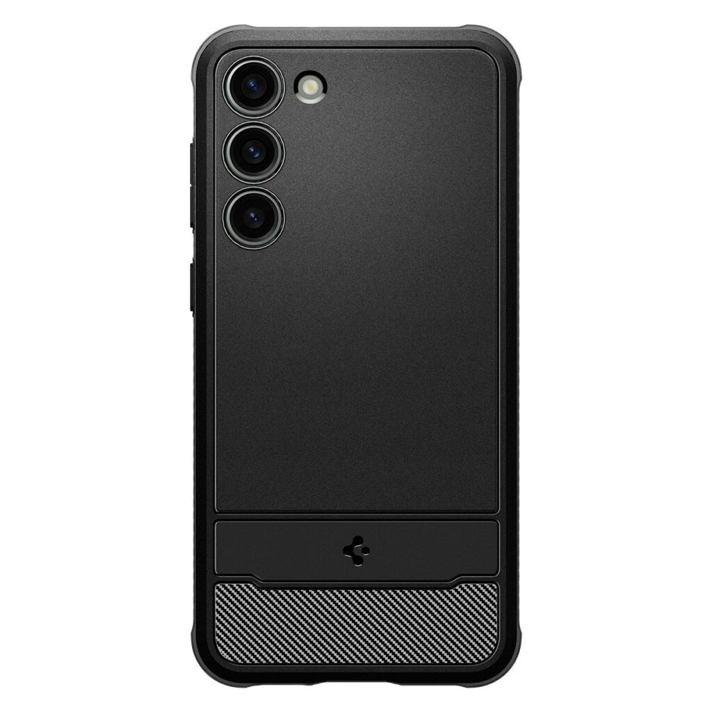 Samsung Galaxy S23 5G Rugged Armor Hybrid Case Hülle (ACS05711) - Schwarz (Matt)