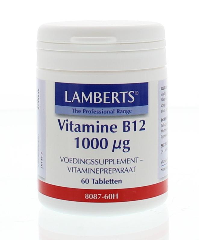 Lamberts Vitamine B12 1000 mcg 60 tabletten