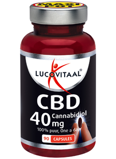 Lucovitaal CBD Cannabidiol 40mg Capsules 90CP