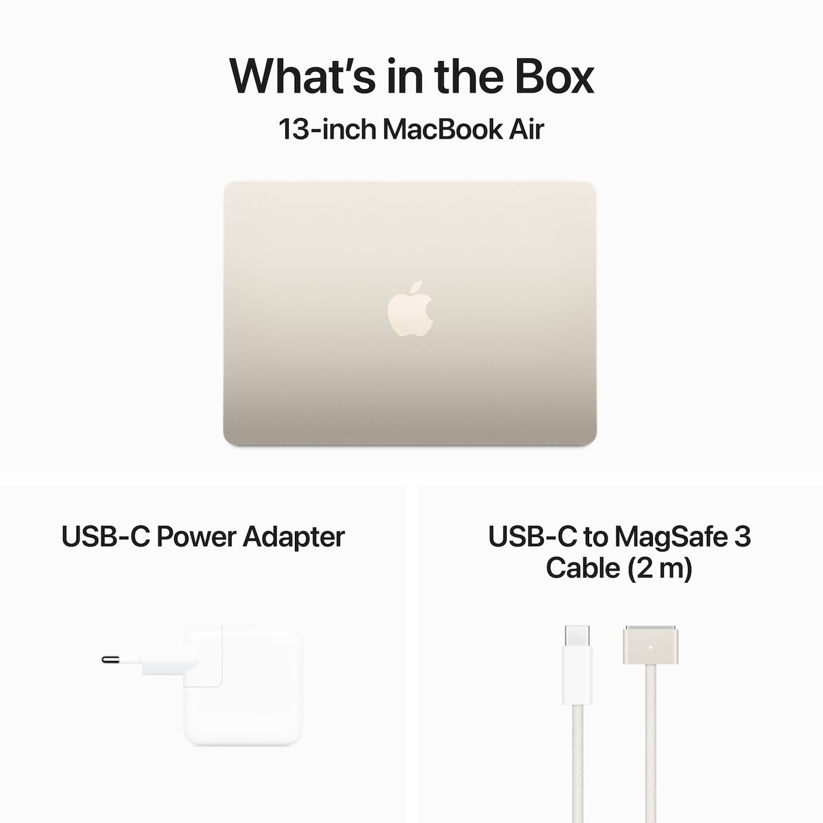 MacBook Air 13,6 M2 16/256GB (Stjerneskinn)