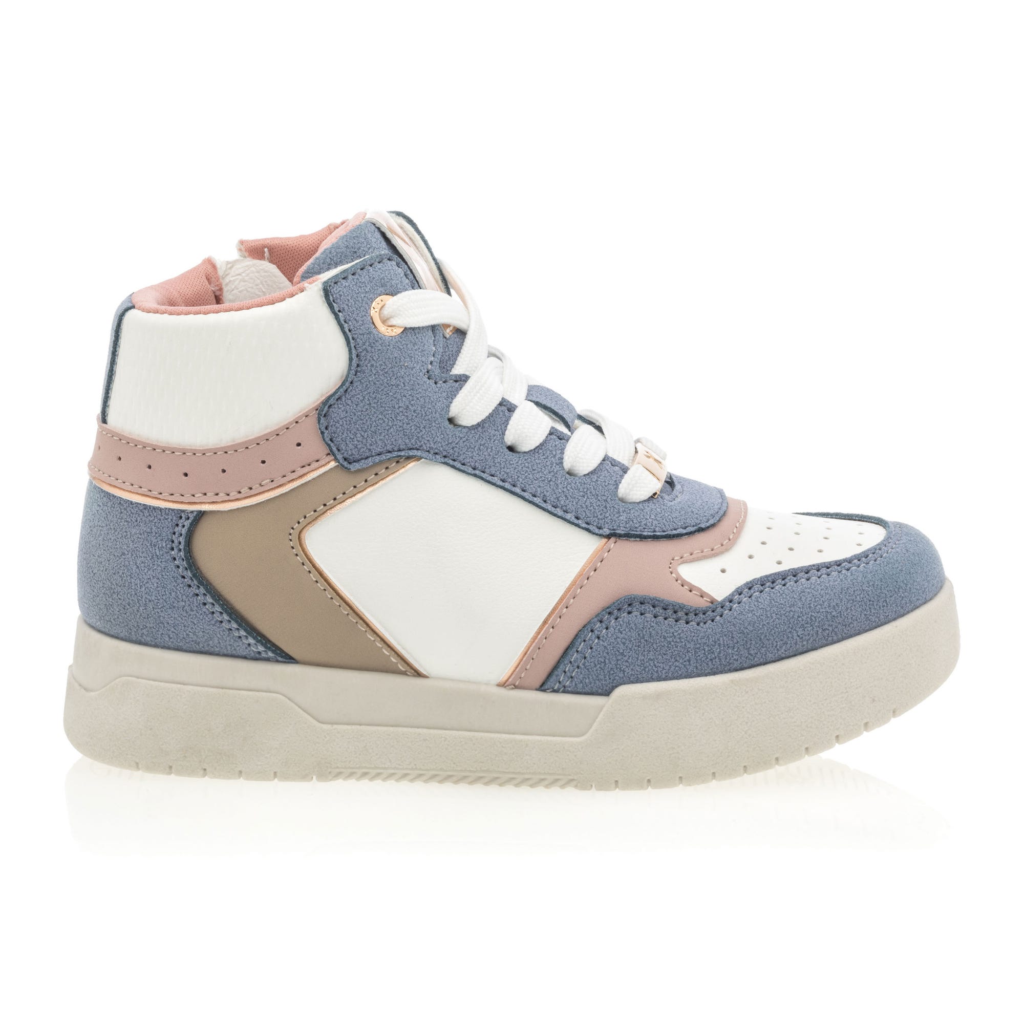 Baskets hautes Fille bleu