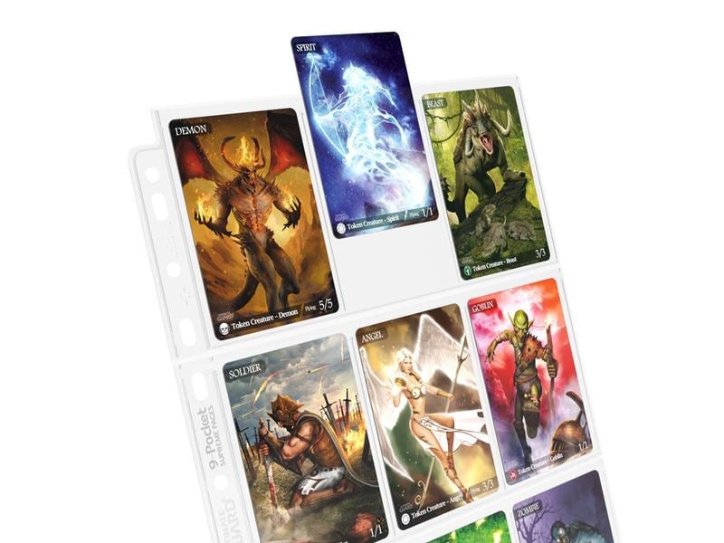 Ultimate Guard Ordner-Einlagen 9-Pocket Pages 100 Stk. Hochwertige Ordnerseiten mit 9 Taschen
