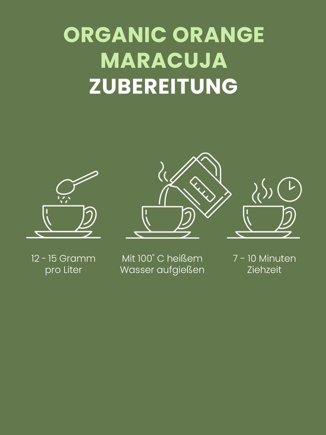 Früchtetee BIO Mango-Maracuja, lose, 3er-Set