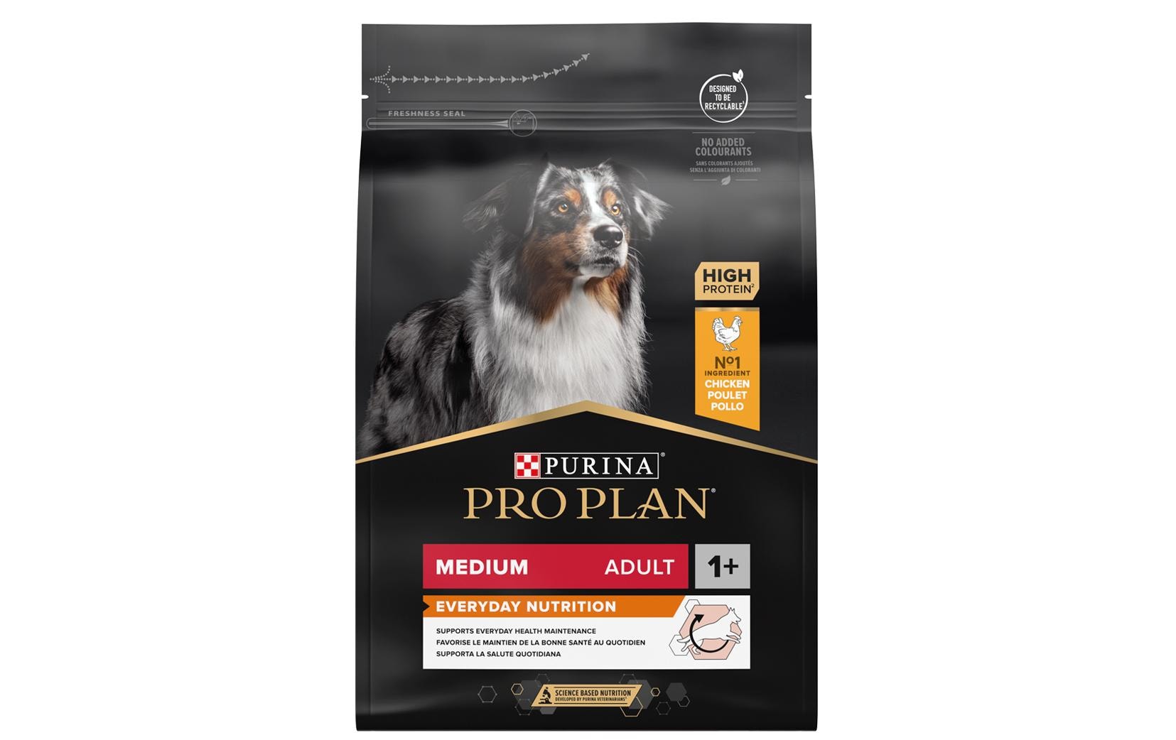 Trockenfutter M Adult Everyday Nutrition Huhn, 3 kgAlleinfutter für mittelgrosse Hunde