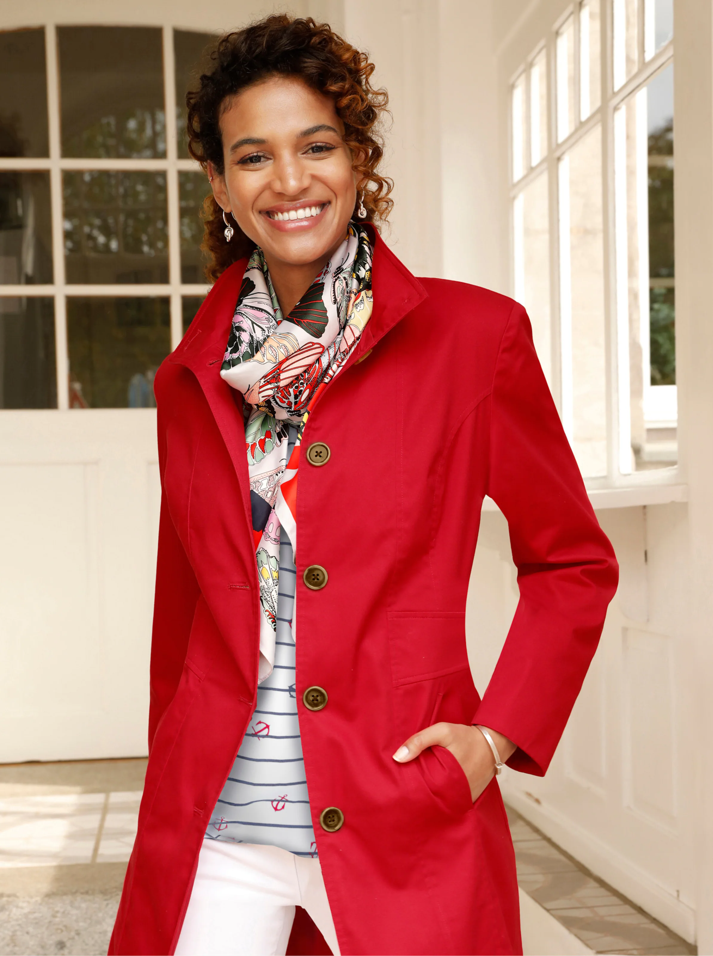 Jacke in rot