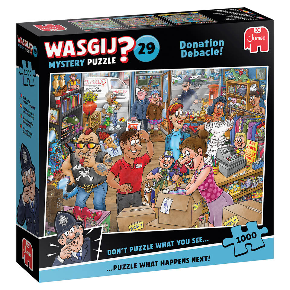 Jumbo Wasgij Mystery 29 puzzel Donatiedebacle - 1000 stukjes