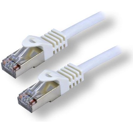 MCL FCC7BMSHF-15M/W câble de réseau Blanc Cat7 S/FTP (S-STP)