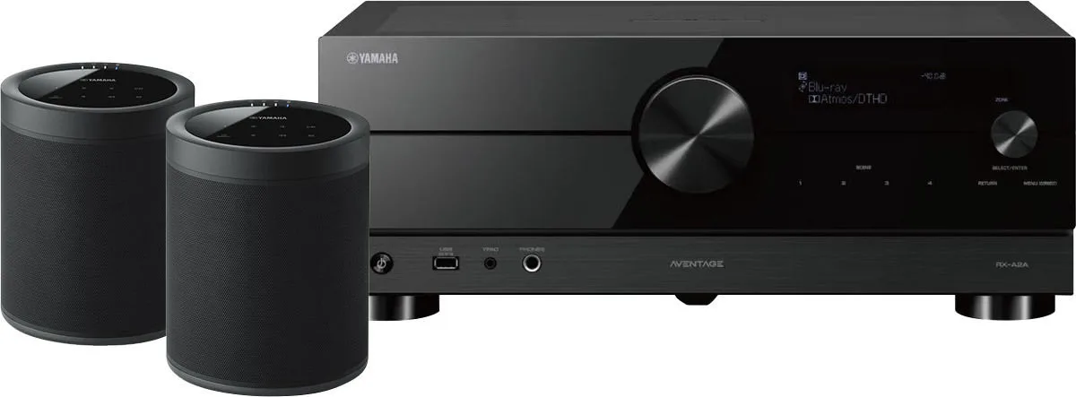 Yamaha Aventage RX-A2A   MusicCast 20 Noir (la paire) Amplis home-cinéma