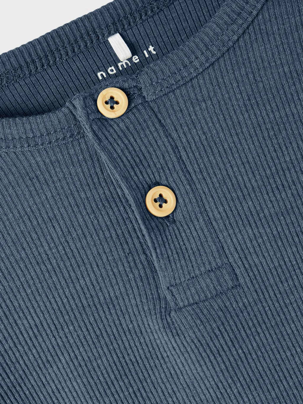 NAME IT longsleeve NMMKAB blauw melange