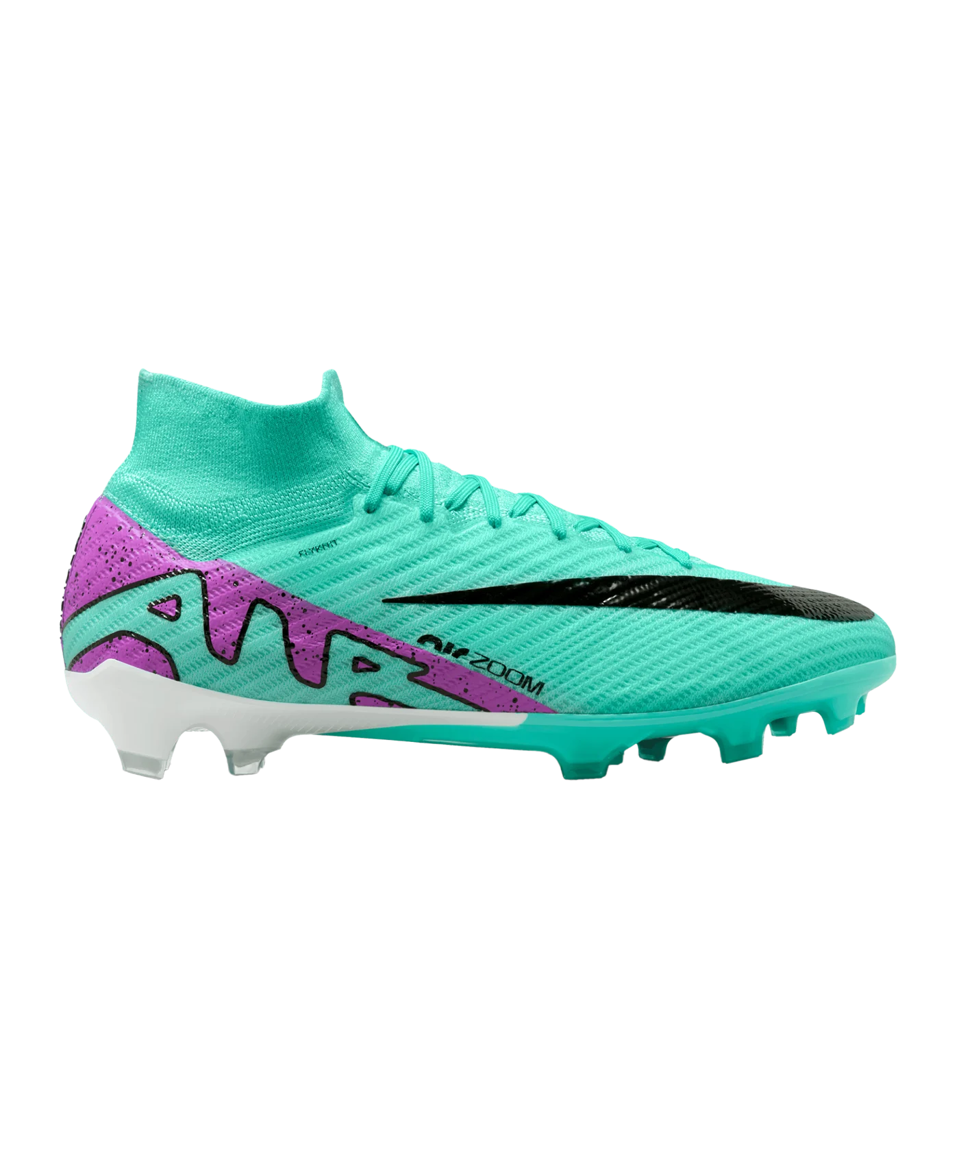 Nike Air Zoom Mercurial Superfly IX Elite FG Peak Ready Grün Schwarz Pink F300