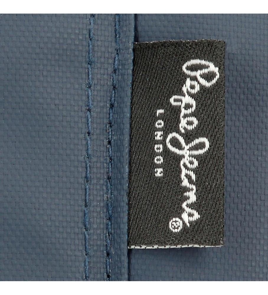 Pepe Jeans Mochila porta ordenador Hoxton dos compartimentos marino