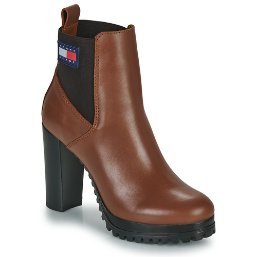Tommy Jeans - Essentials High Heel Boot - Marron