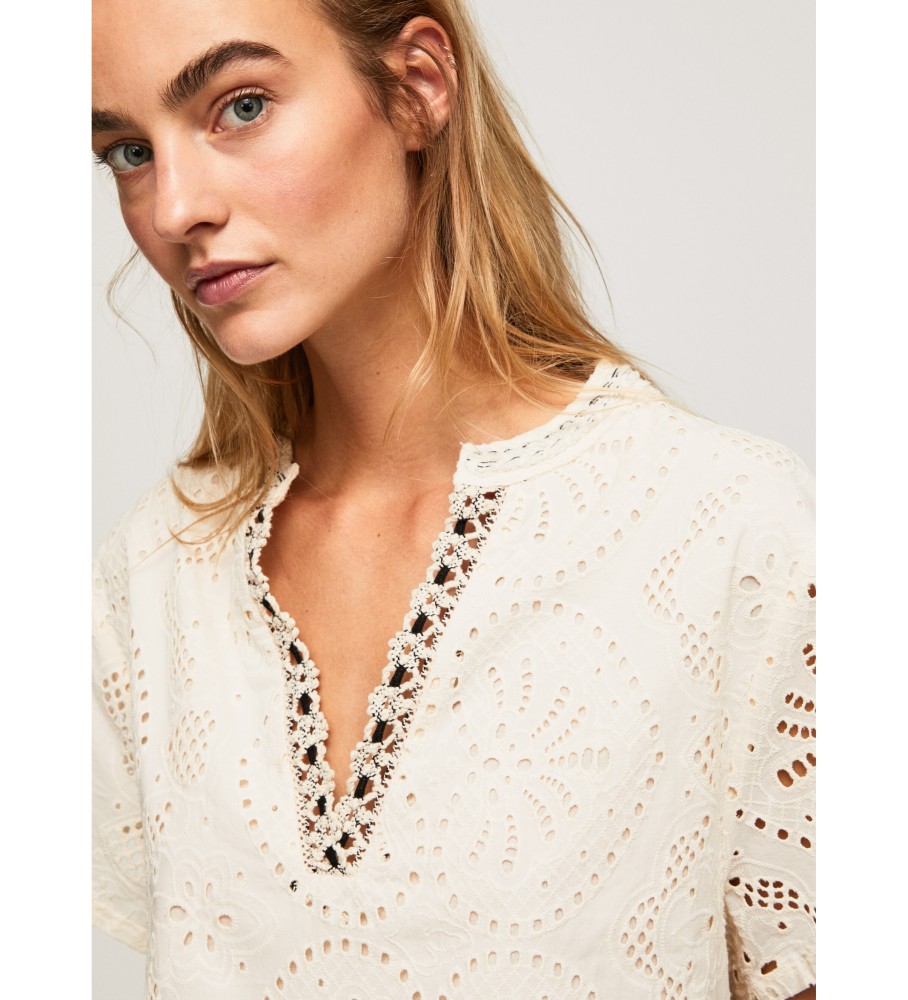 Blusa Pepe Jeans Priska bege