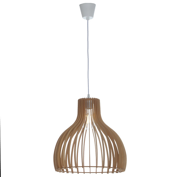Suspension Helsinki E27 60W IP20 naturel ⌀36 x L.60 x l.36 x H.36 cm