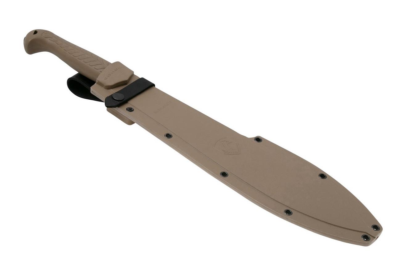 Condor Terrachete CTK2850-145-HC, 1075 Carbon Steel, Desert Tan, machete, Joe Flowers design