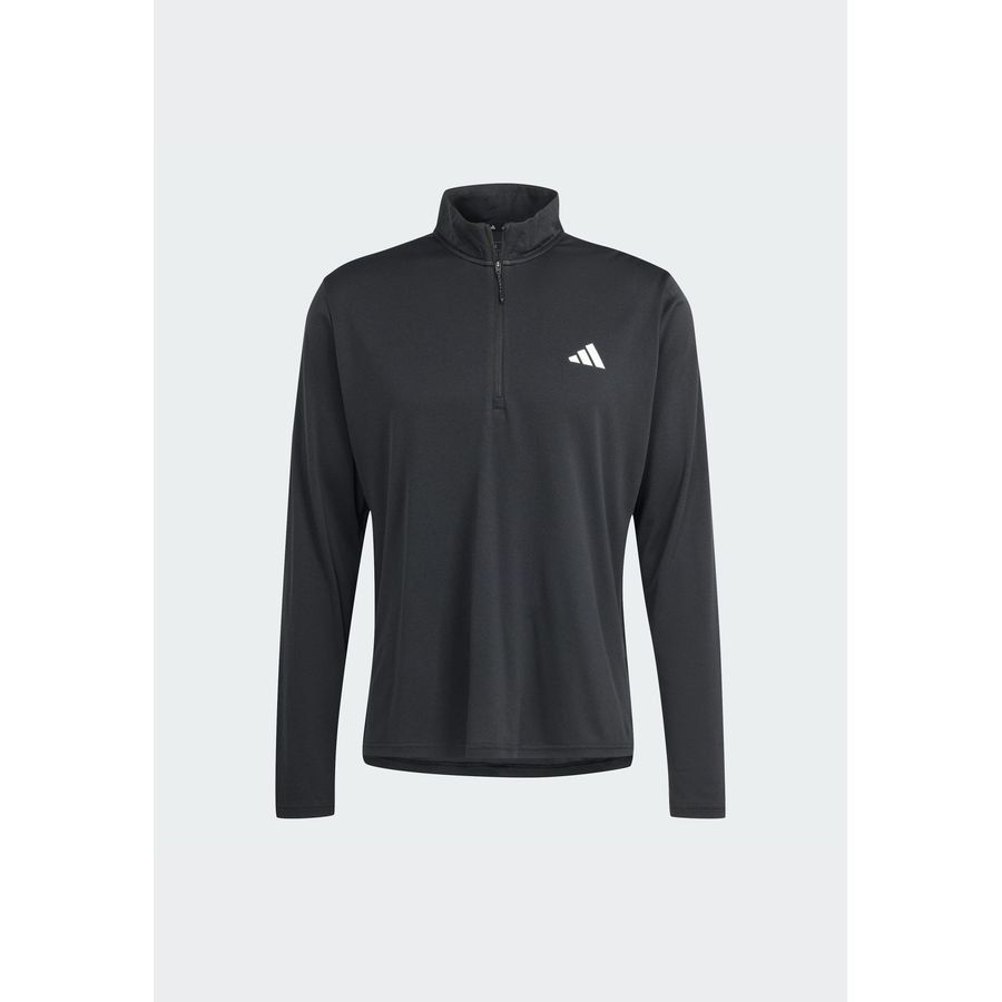 Adidas T-shirt de training à manches longues et zip 1/4 Train Essentials