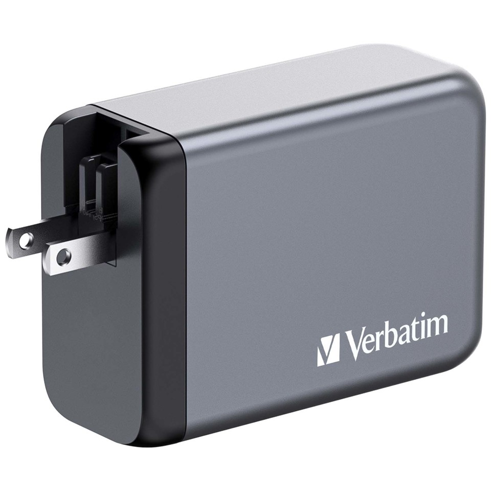 Verbatim - GNC-240 GaN Oplader 4 Port 240W USB-A/USB-C