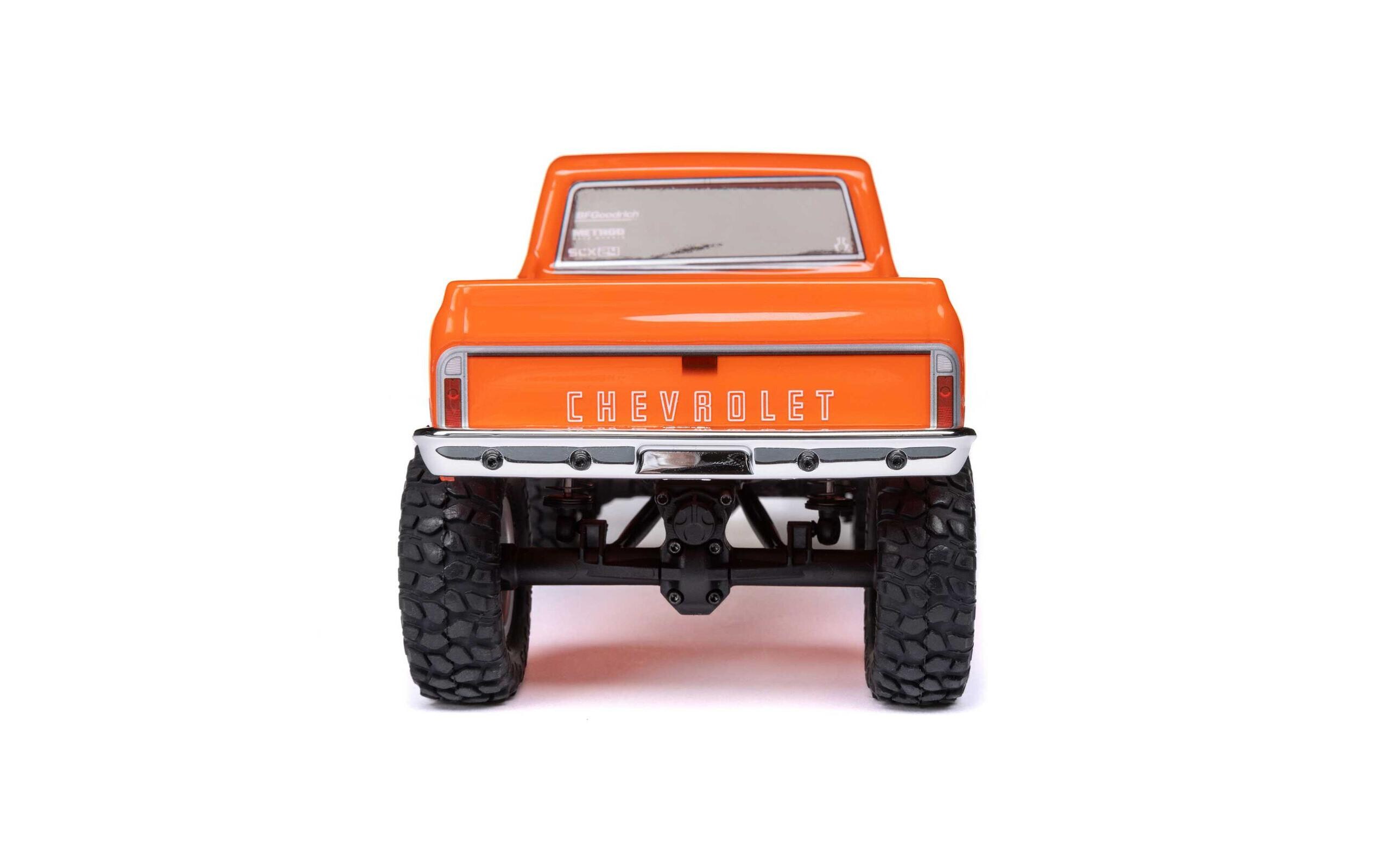 Scale Crawler SCX24 1967 Chevrolet C10 V2 Orange, RTR, 1:24<br>Kleiner 4wd Rock Crawler mit Chevy C10 Pick-up Karosserie