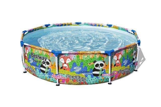 Bestway Zwembad Steel Pro rond Dierenparadijs 274cm | Veel waterpret