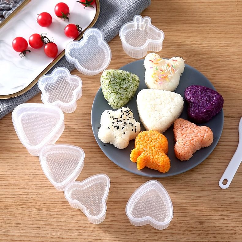 Porcini - Driehoekige plastic rijstbalvorm