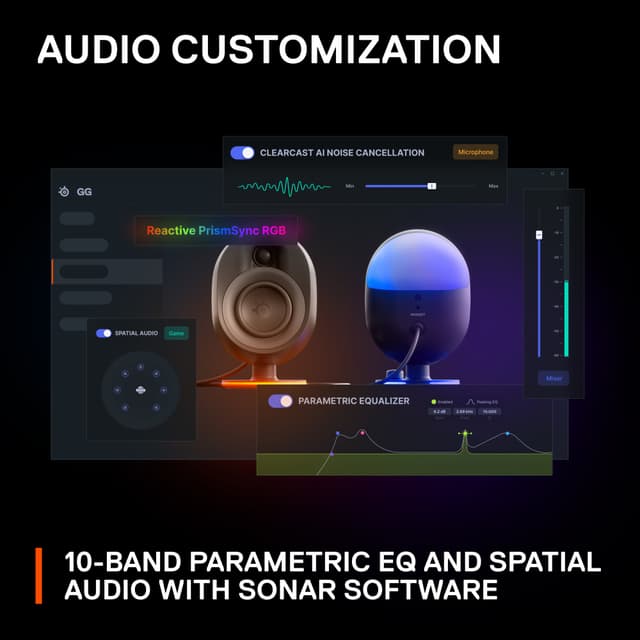 Steelseries Arena 7 højttalersystem