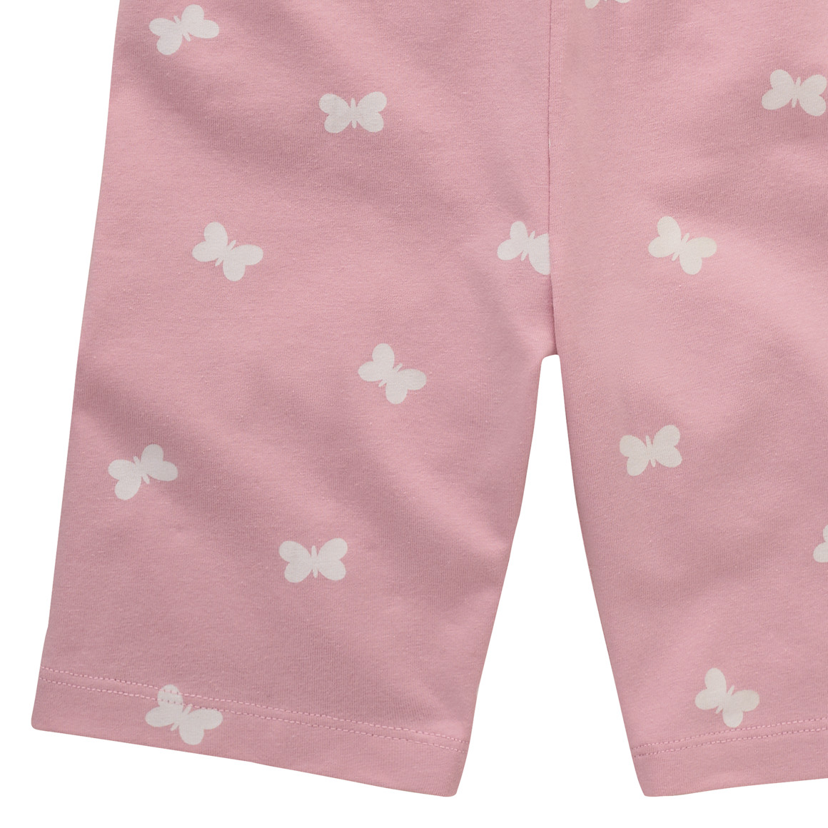 Topolino Mädchen Radler mit Schmetterling-Allover rosa