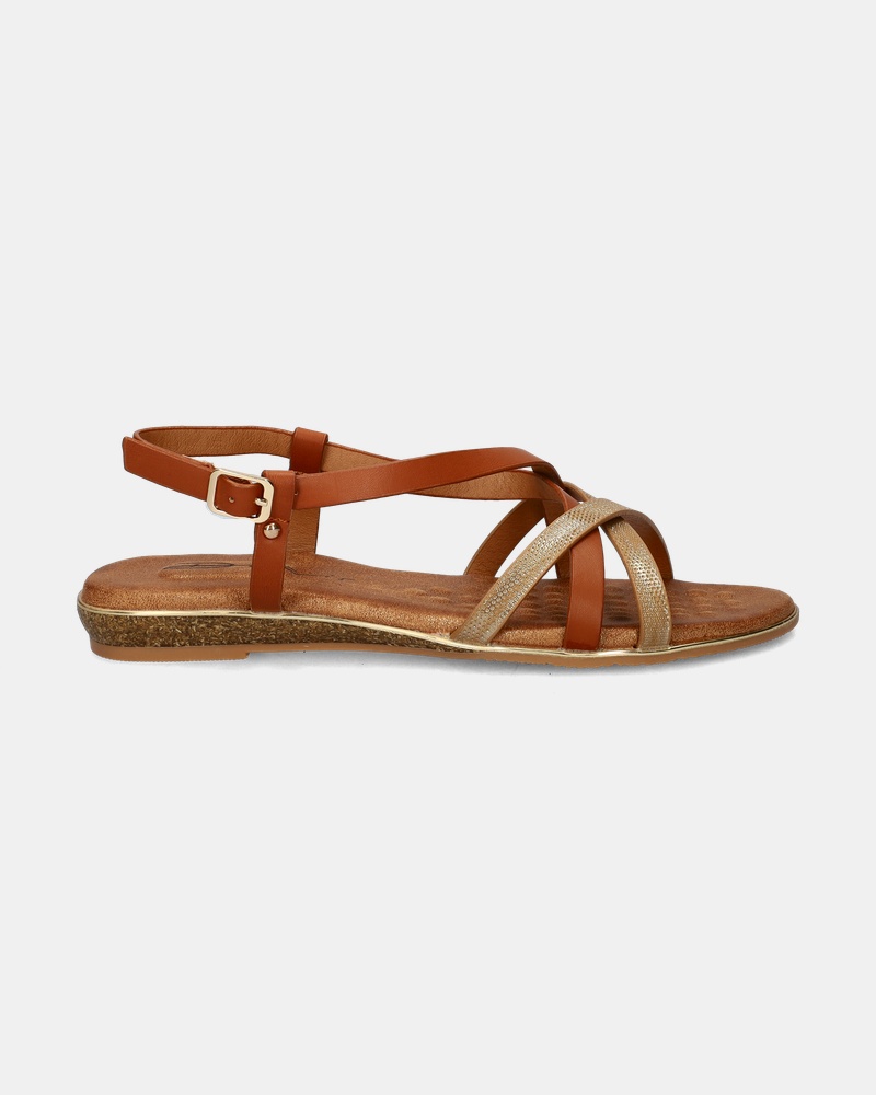 Dolcis Sandalen  - cognac
