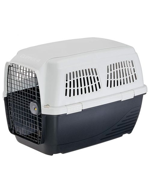 Ferplast Vervoersbox Clipper 4 Wit&Zwart - Hondentransportbox