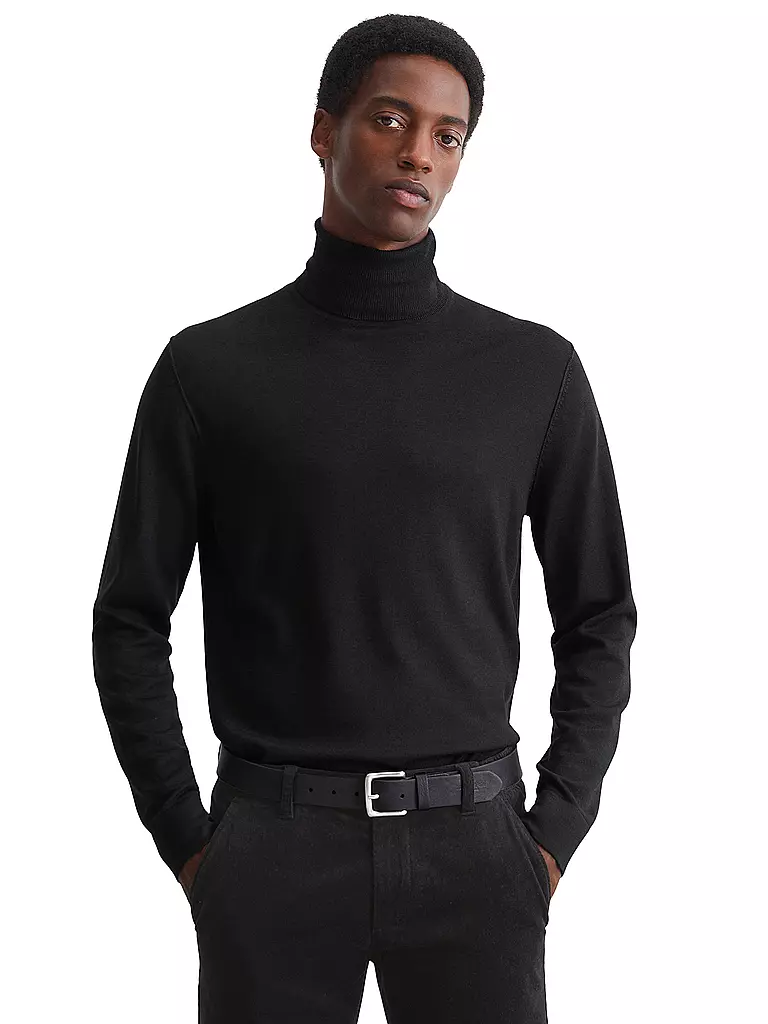 MARC O'POLO Rollkragenpullover schwarz