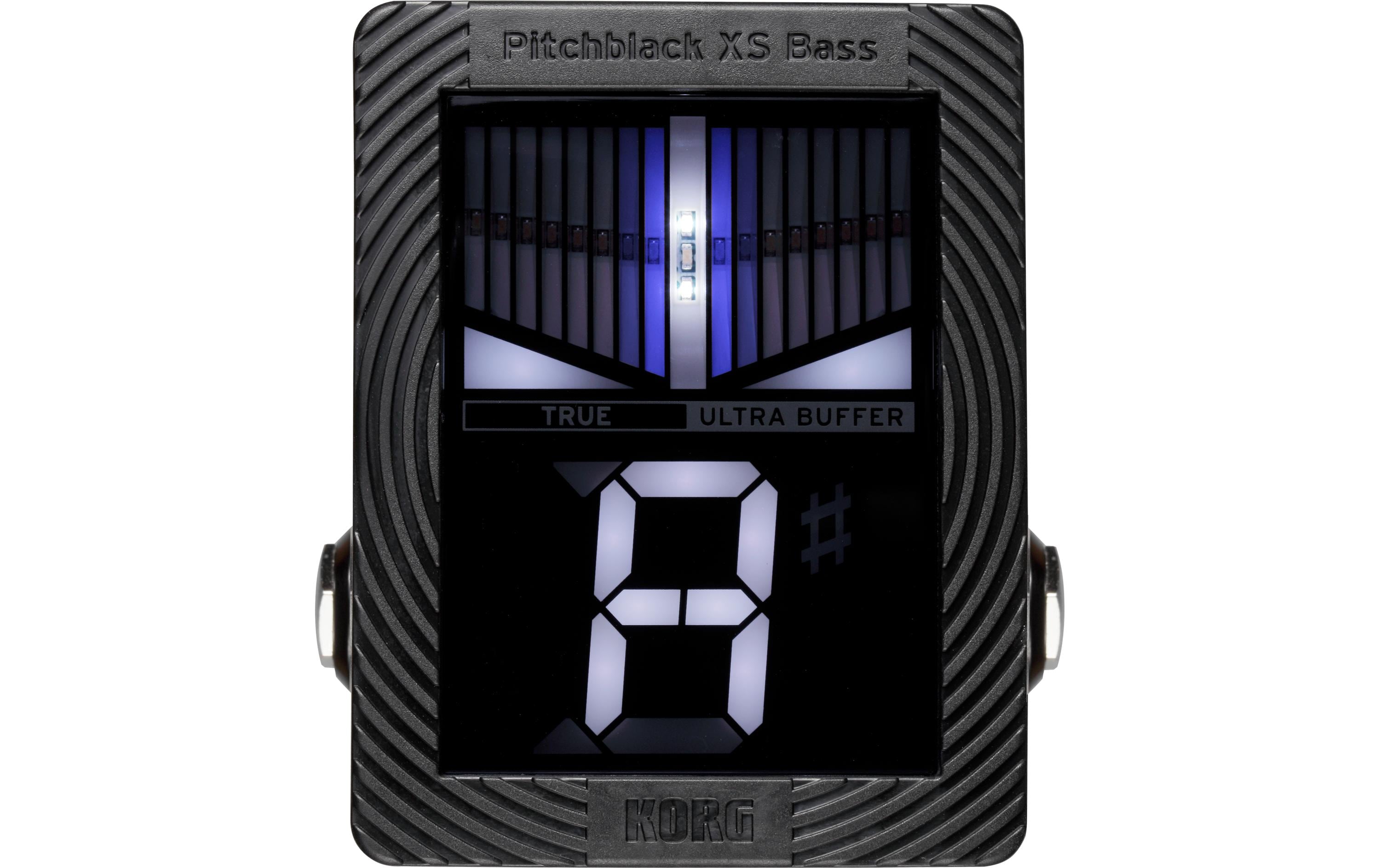 Stimmgerät Pitchblack XS BassPedal-Stimmgerät für Bässe kombiniert mit Display und Fussschalter