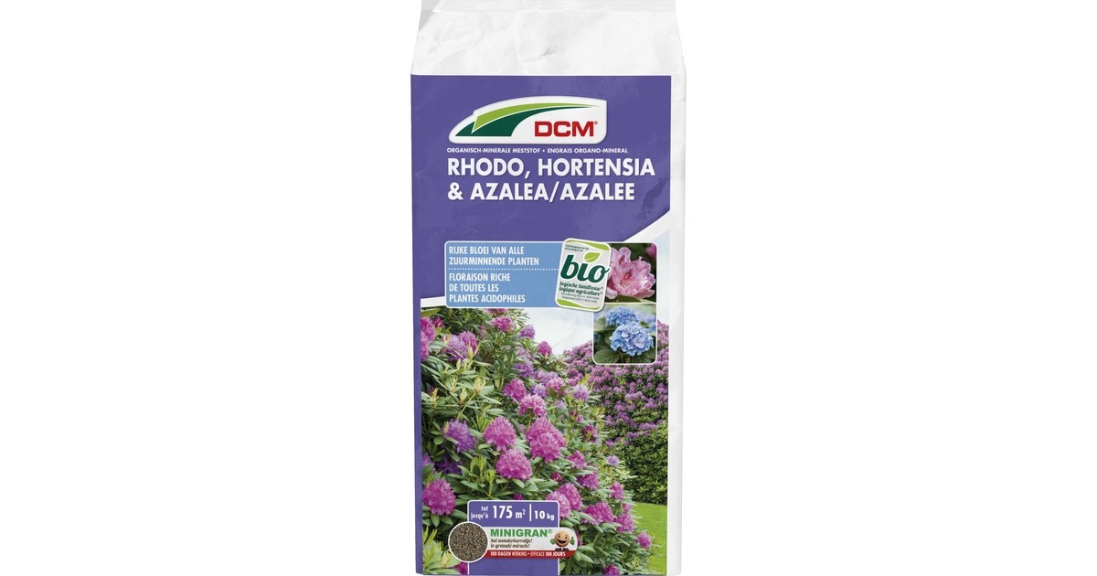 DCMMeststof Rhodo, Hortensia & Azalea 10 kg  (Tot 175 m²)