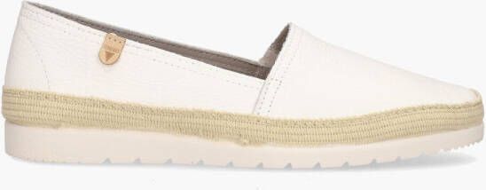 VERBENAS Espadrilles Dames Noa Maat: 42 Materiaal: Leer Kleur: Wit