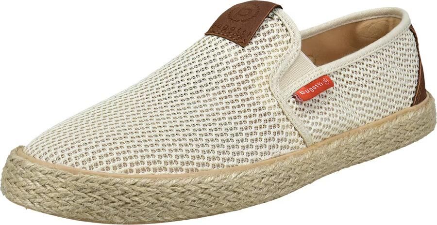 Bugatti Espadrilles crème sand chocoladebruin
