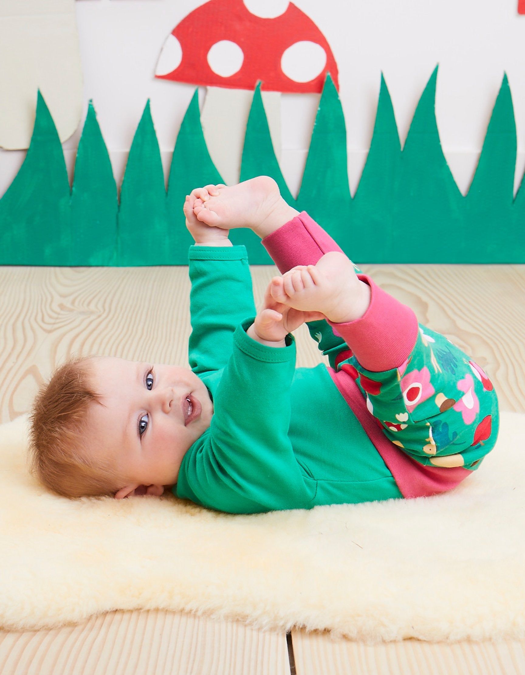 Toby Tiger Babyhose mit Waldprint
