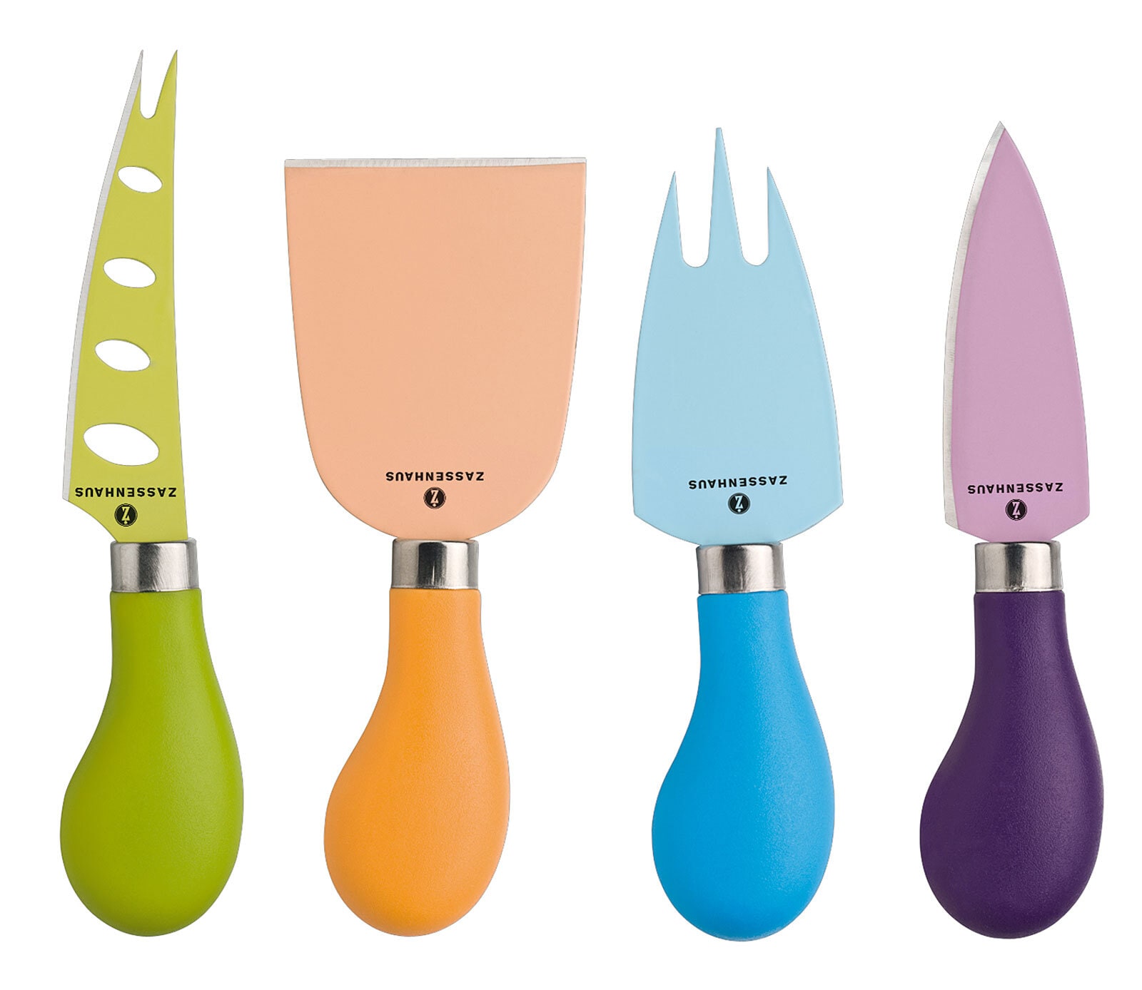 ZASSENHAUS Käsemesser-Set EASY CUT 4-teilig mehrfarbig