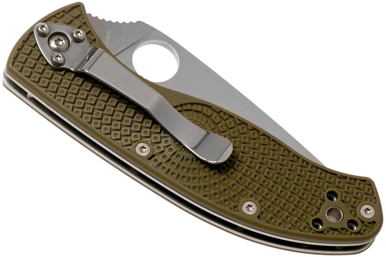 Spyderco Tenacious Lightweight OD Green C122POD FRN zakmes