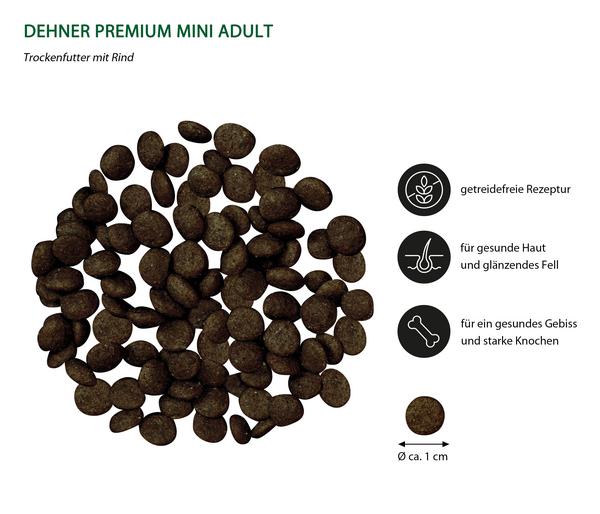 Dehner Premium Trockenfutter für Hunde Mini